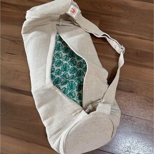 Handmade yoga mat bag